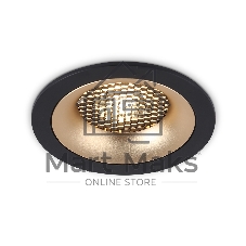 Светильник встраиваемый Ambrella light TN102725 BK/GD черный/золото GU5.3 92*92*23