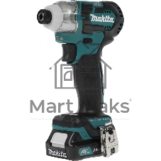 Шуруповерт Makita TD111DWAE, 10,8 В, 2 Ач, 135 Нм, бесщеточный, ударный