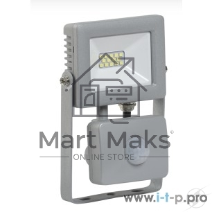 Прожектор Iek LPDO702-10-K03 СДО 07-10Д светодиодный серый с ДД IP44 IEK