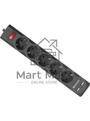 Сетевой фильтр Defender 5M DFS 755 5OUTL.