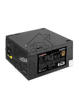 Блок питания ExeGate 600PPH-OEM (EX280578RUS-OEM), 600Вт, 80 PLUS Bronze, 120мм, черный