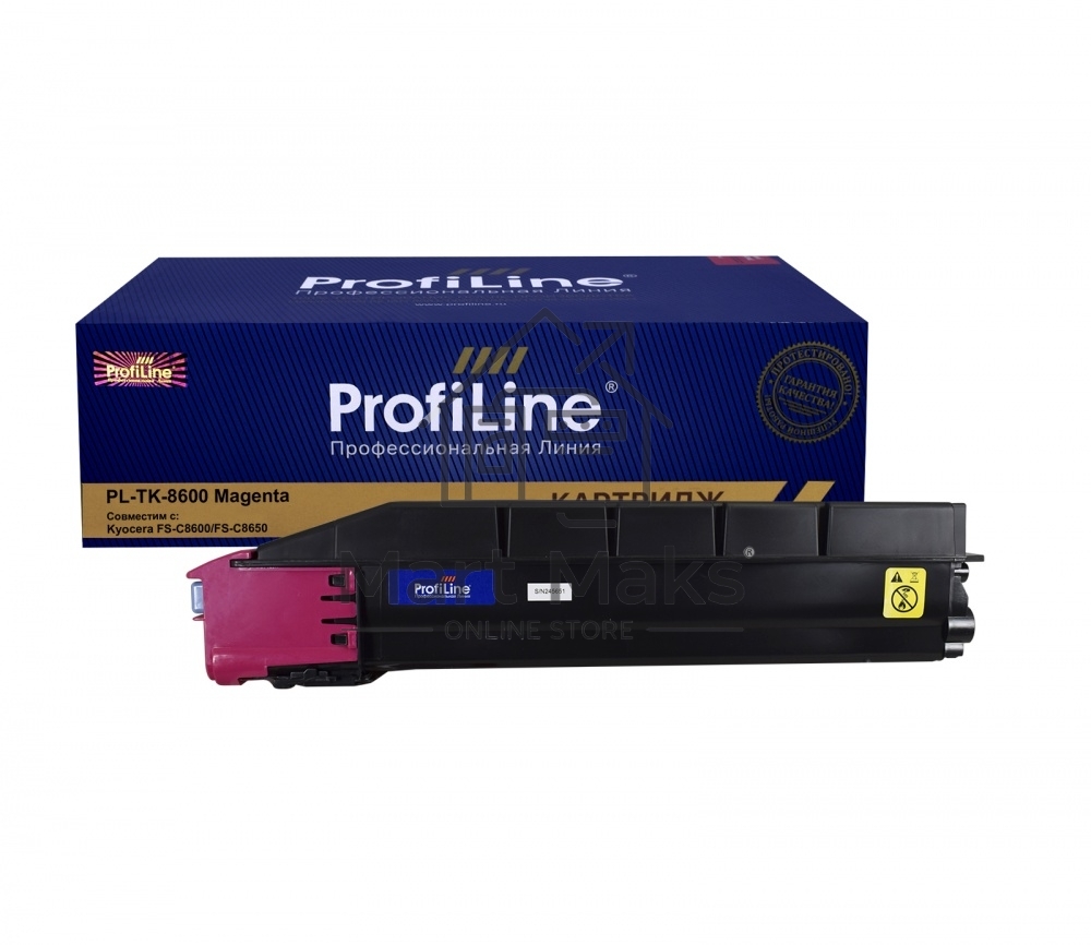 Картридж ProfiLine PL-TK-8600M для принтеров Kyocera FS-C8600/FS-C8650 Magenta 20000 копий