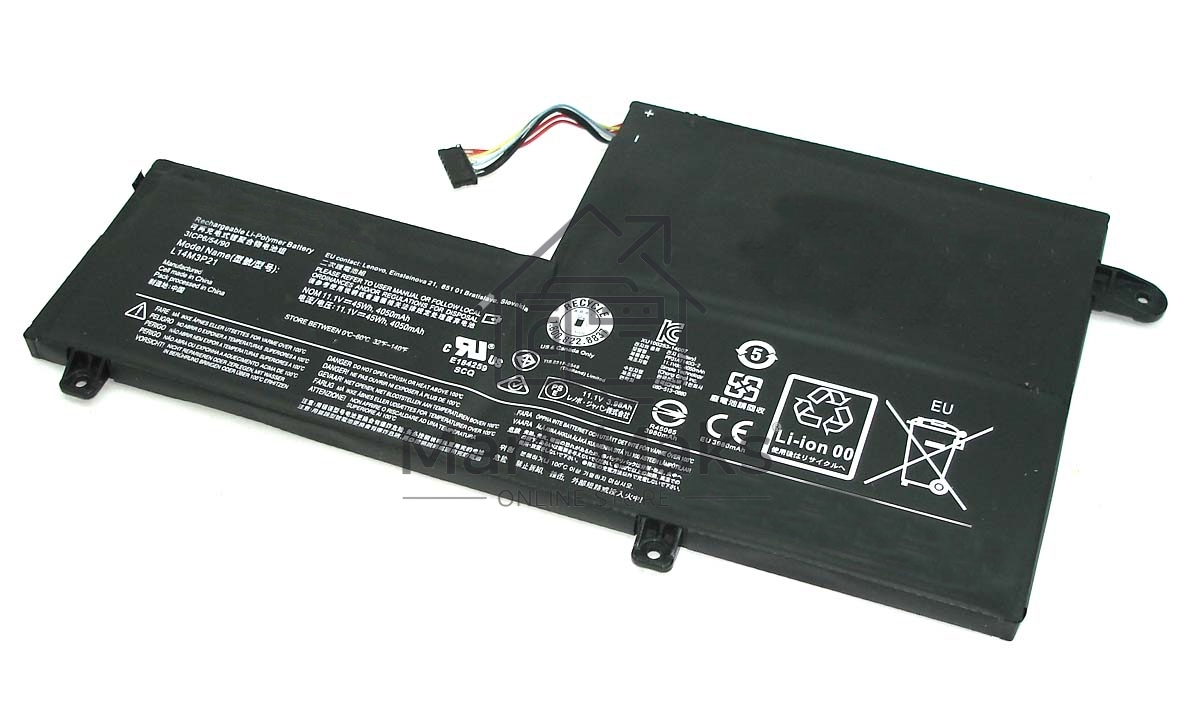 Аккумуляторная батарея для ноутбука Lenovo Flex3, Yoga 500 14ISK11.1V 45Wh