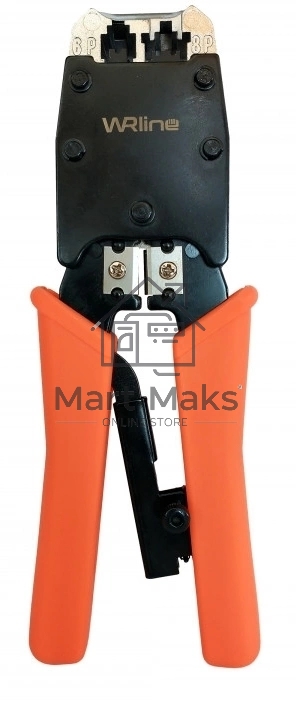 Инструмент обжимной WRline WR-500R для RJ-45/RJ-12/RJ-11/RJ-22 (упак:1шт)