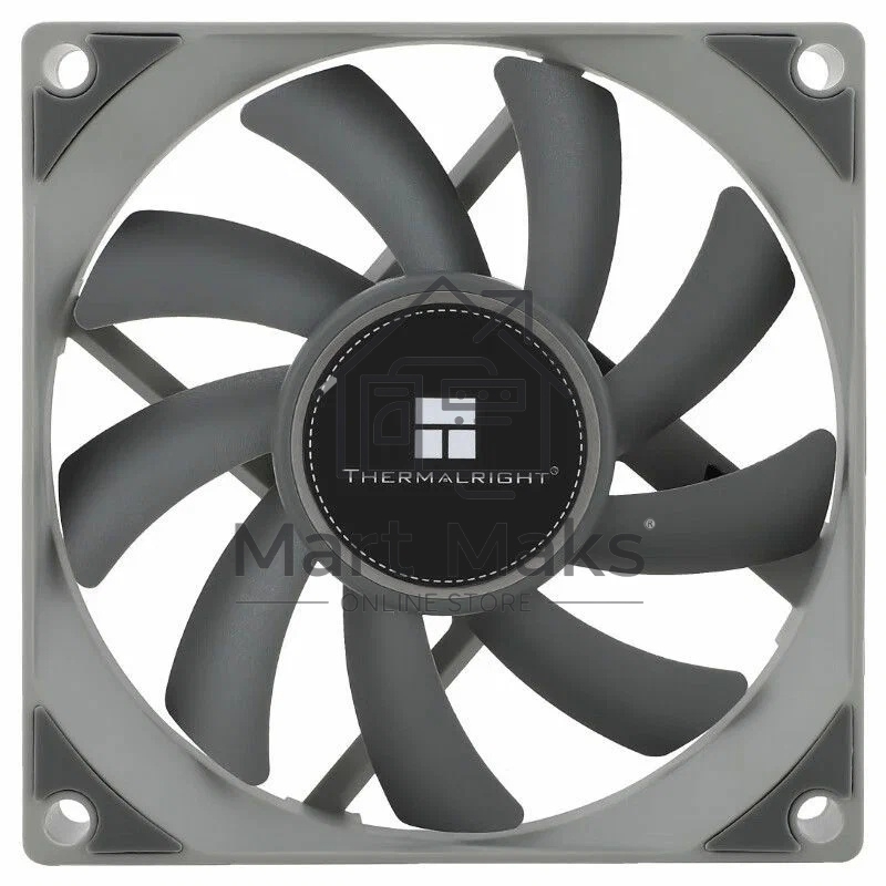 Вентилятор корпусный Thermaltight TL-8015 (80x80x15mm, 4-pin PWM, 28.4CFM, 23.3dBA, 2200RPM, Grey)