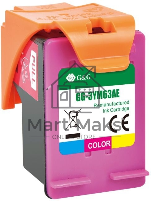 Картридж струйный G&G GG-3YM63AE 305XL многоцветный (11.6 мл) для HP DeskJet 2320/2710/2720
