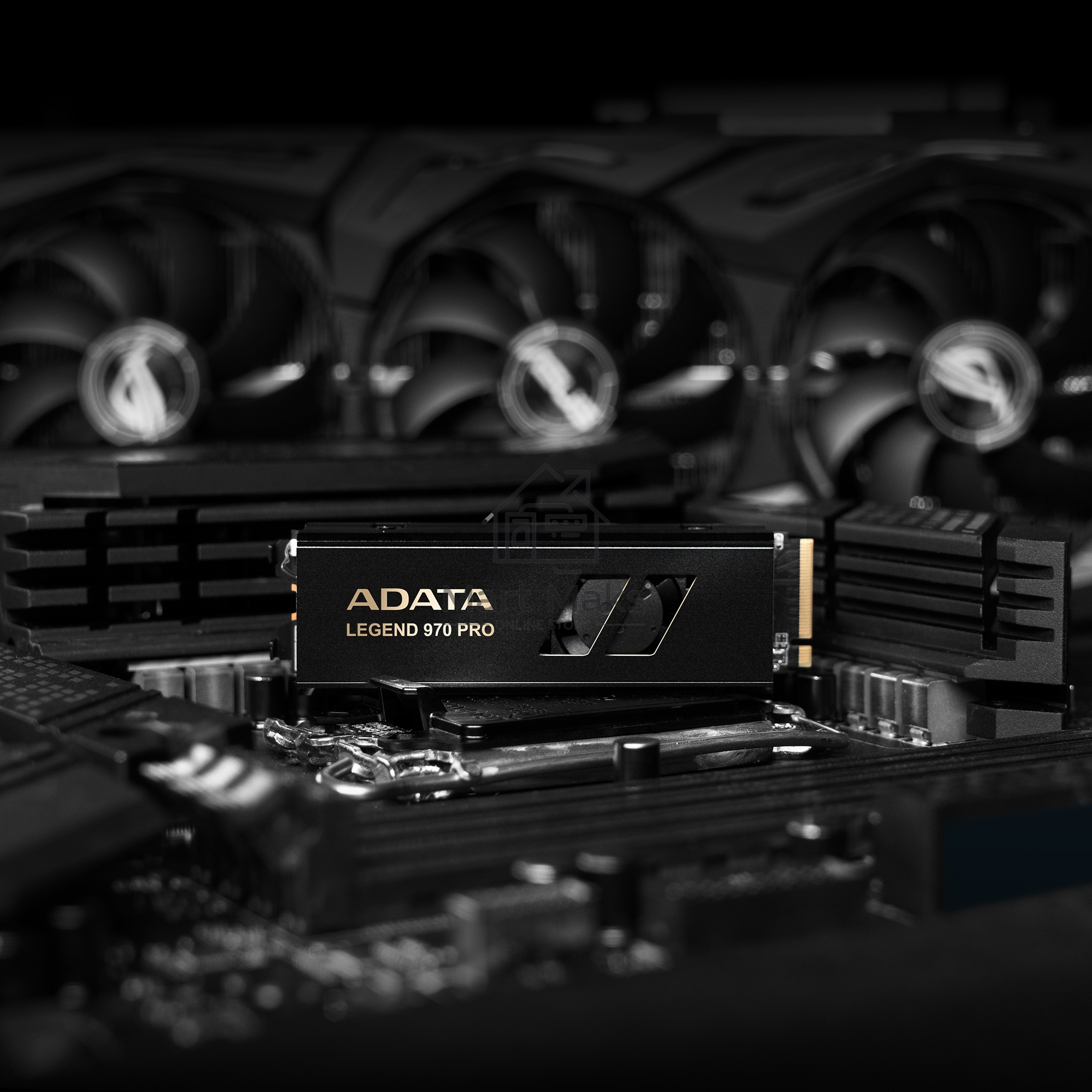 Накопитель SSD ADATA Legend 970 Pro, 2TB, PCIe 5.0 x4, M.2 2280, NVMe, R/W 14000/10000, активное охлаждение