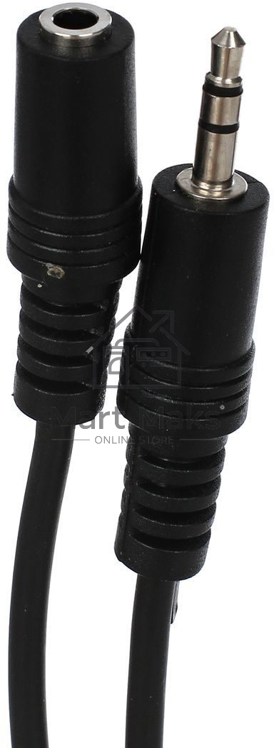 Кабель удлинительный VCOM 3.5 Jack (M) - 3.5 Jack (F), стерео, аудио, 1.8м