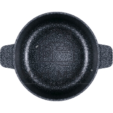 Кастрюля Maunfeld GRETA MF24GRTT01CR из литого алюминия со стеклянной крышкой, 24 см, 4 л