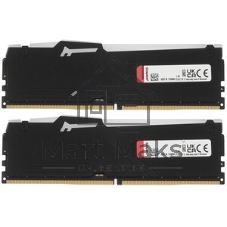 Оперативная память Kingston Fury Beast, DDR5, 64Gb (2x32Gb), 6000MHz, CL30, DIMM, с радиаторами, черный