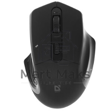 Мышь беспроводная Defender Datum MB-345 черный, 1600 dpi, радиоканал, USB, кнопки - 4