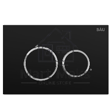 Комплект BAU 6 в 1: инсталляция BAU PRO, унитаз подвесной безободковый Bau Dream 49,5х36, сиденье дюропласт микролифт, клавиша BAU Dream, черная матовая