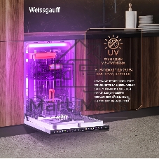 Встраиваемая посудомоечная машина Weissgauff BDW 4538 Touch Inverter Autoopen Timer Floor