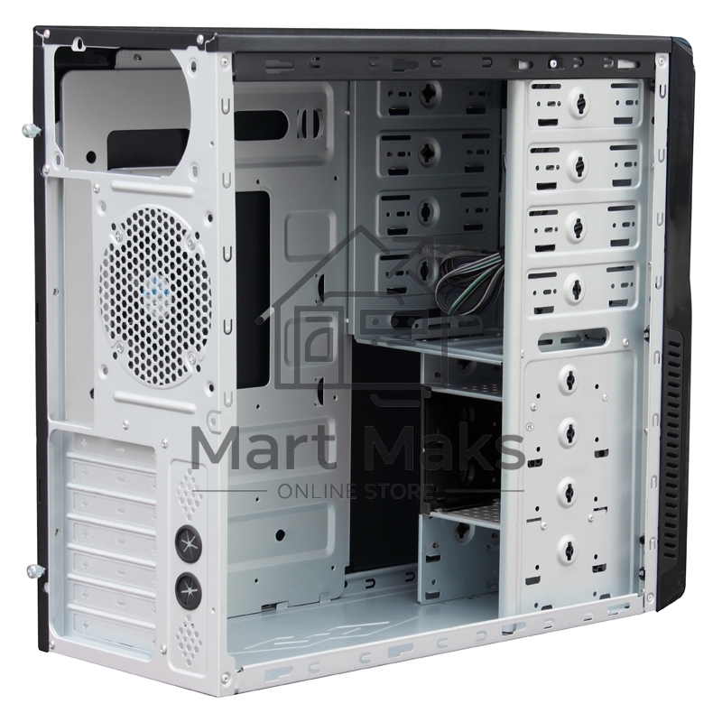 Компьютерный корпус Midi Tower Powerman/InWin BA833BK PM-600ATX-F U3.0*2+A(HD) Mid-ATX  6125674