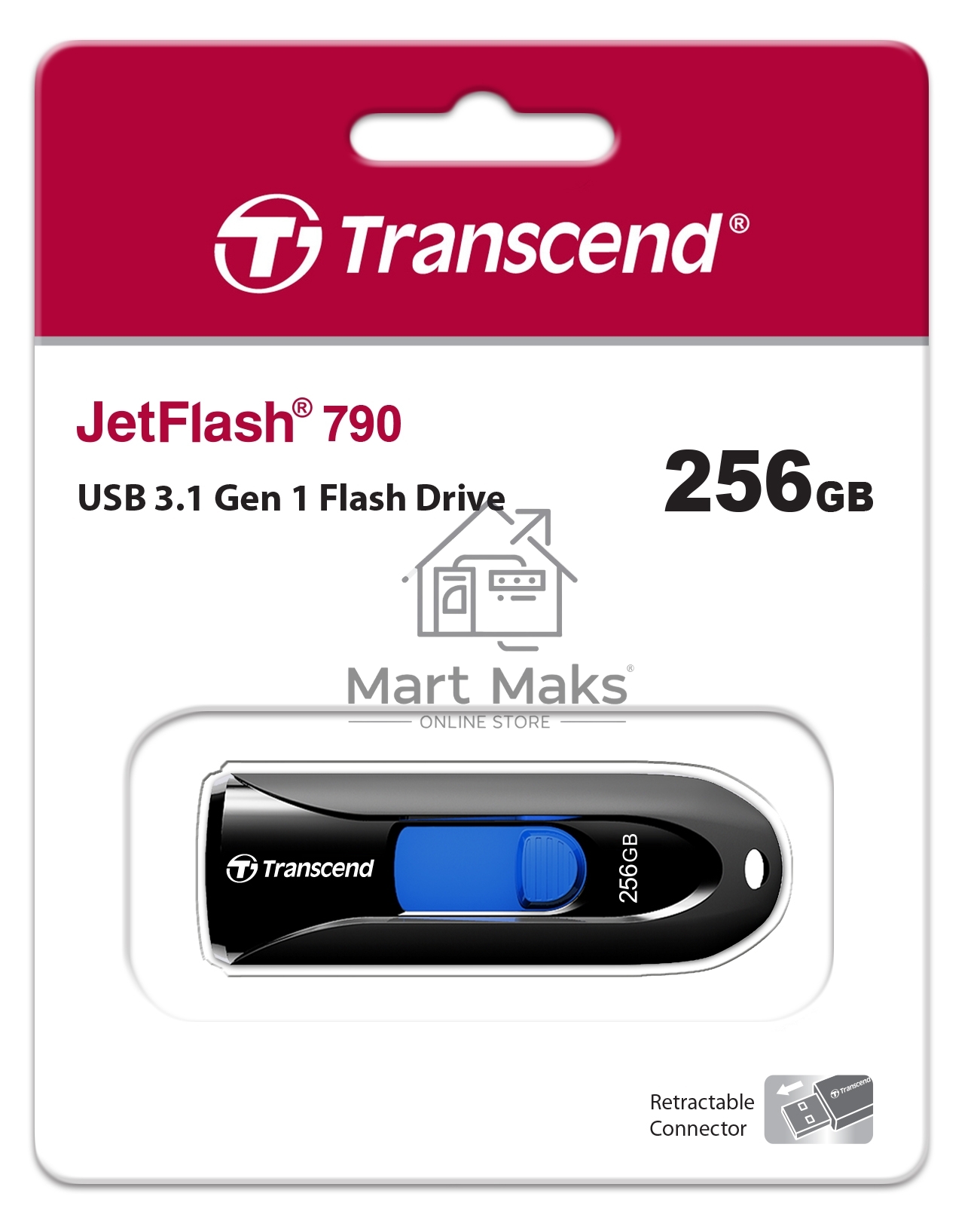 Флешка USB R/W R/W Transcend 256GB JETFLASH 790