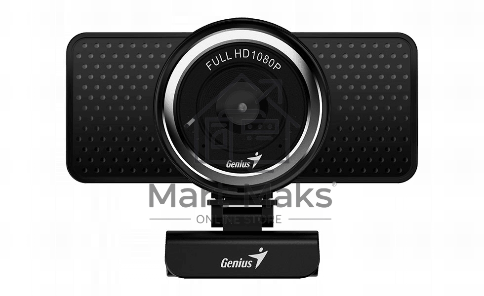 Интернет-камера Genius Веб-камера Genius ECam 8000 черная черный new package, 1080p Full HD, Mic, 360°, универсальное мониторное крепление, гнездо для штатива