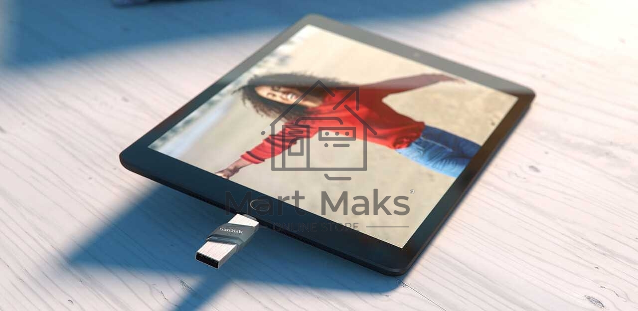 Флешка USB R/W R/W Sandisk 128Gb iXpand Flip SDIX90N-128G-GN6NE USB3.1 зеленый/серебристый