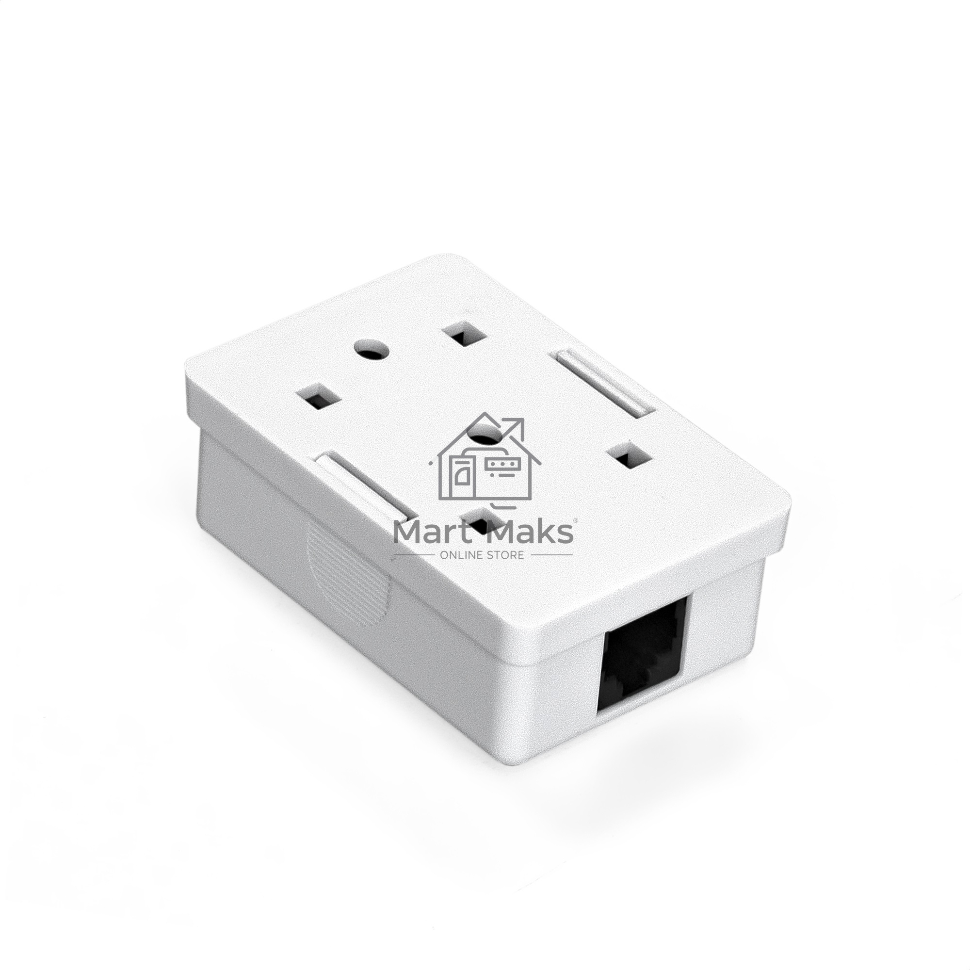 Розетка внешняя ExeGate SM1-RJ45-C6 RJ-45 кат.6 UTP Krone/110