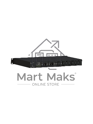 Автоматический ввод резерва Elemy ATS-1203/16/S/E/DO, 1U, 220B, 16A, Ethernet, Digital Output, in (2) C20, out (1) C19 (6) C13