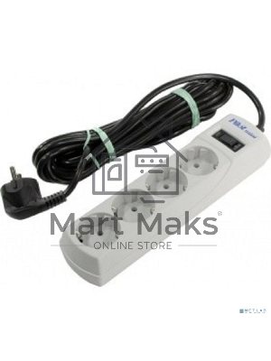 Сетевой фильтр Pilot mini 10м (4 розетки) белый (коробка)