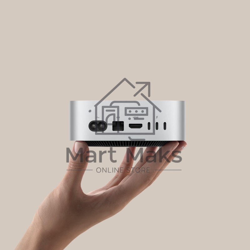 Компьютер Apple Mac Mini Silver (M4 Pro, 12C CPU, 16C GPU/24Gb/512Gb SSD) (MCX44RU/A)