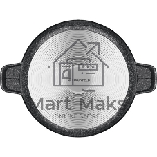 Кастрюля Maunfeld GRETA MF24GRTT01CR из литого алюминия со стеклянной крышкой, 24 см, 4 л