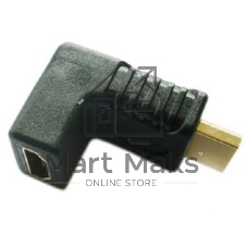 Удлинитель HDMI папа-мама угловой влево
