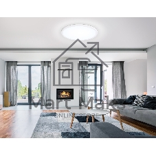 Светильник светодиодный ультратонкий Ambrella light FZ1959 WH белый IP54 40W 5000K D470*15 (Без ПДУ)