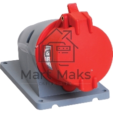 Розетка ОП Magnum 16А 380В 3P+PE+N ССИ-115 IP44 IEK PSN12-016-5