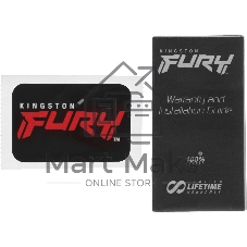 Оперативная память Kingston Fury Beast, DDR5, 32Gb (1x32Gb), 6000MHz, CL36, DIMM, радиатор, RGb, белый