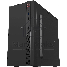 Компьютерный корпус Digma DCC-MN306 черный без БП mATX 1x80мм 1x92мм 2x120мм 2xUSB 2.0 1xUSB 3.0 audio