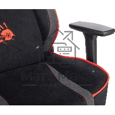 Кресло игровое A4Tech Bloody GC-680 черный/серый искусственная замша с подголов. крестов. металл