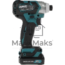 Шуруповерт Makita TD111DWAE, 10,8 В, 2 Ач, 135 Нм, бесщеточный, ударный