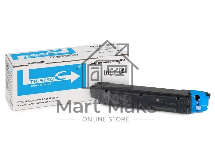 Картридж лазерный Kyocera TK-5150C (1T02NSCNL0) голубой для P6035cdn/M6035cidn/M6535cidn 10000 стр.
