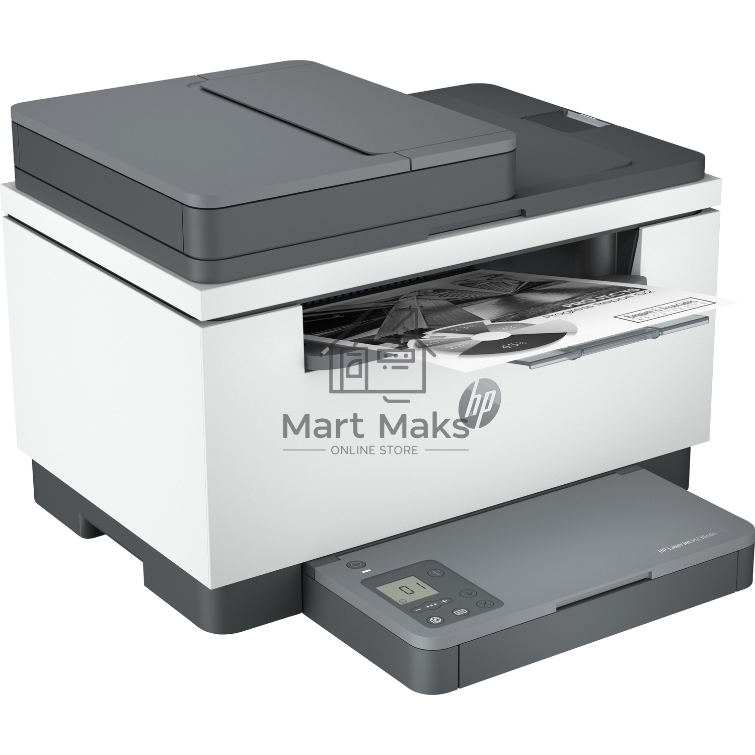 МФУ лазерный HP LaserJet M236sdn (9YG08A), A4, ч/б, печ. до 29 стр/мин., скан. до 19 стр/мин. (ч/б) 10 стр/мин. (цвет), 600 x 600 dpi, USB, RJ-45, Air Print, Mopria