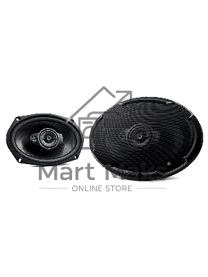 Колонки автомобильные Kenwood KFC-PS6976 550Вт 88дБ 4Ом 16x23см (6x9дюйм) (ком.:2кол.) коаксиальные трехполосные