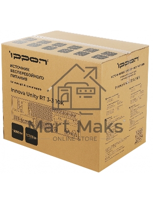 Источник бесперебойного питания Ippon Innova Unity RT 3-3 10K 10000Вт 10000ВА черный