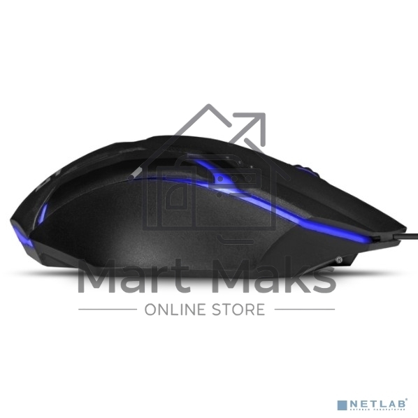 Мышь проводная ExeGate Gaming Standard Laser GML-17 черный, 1200 dpi, USB, кнопки - 3