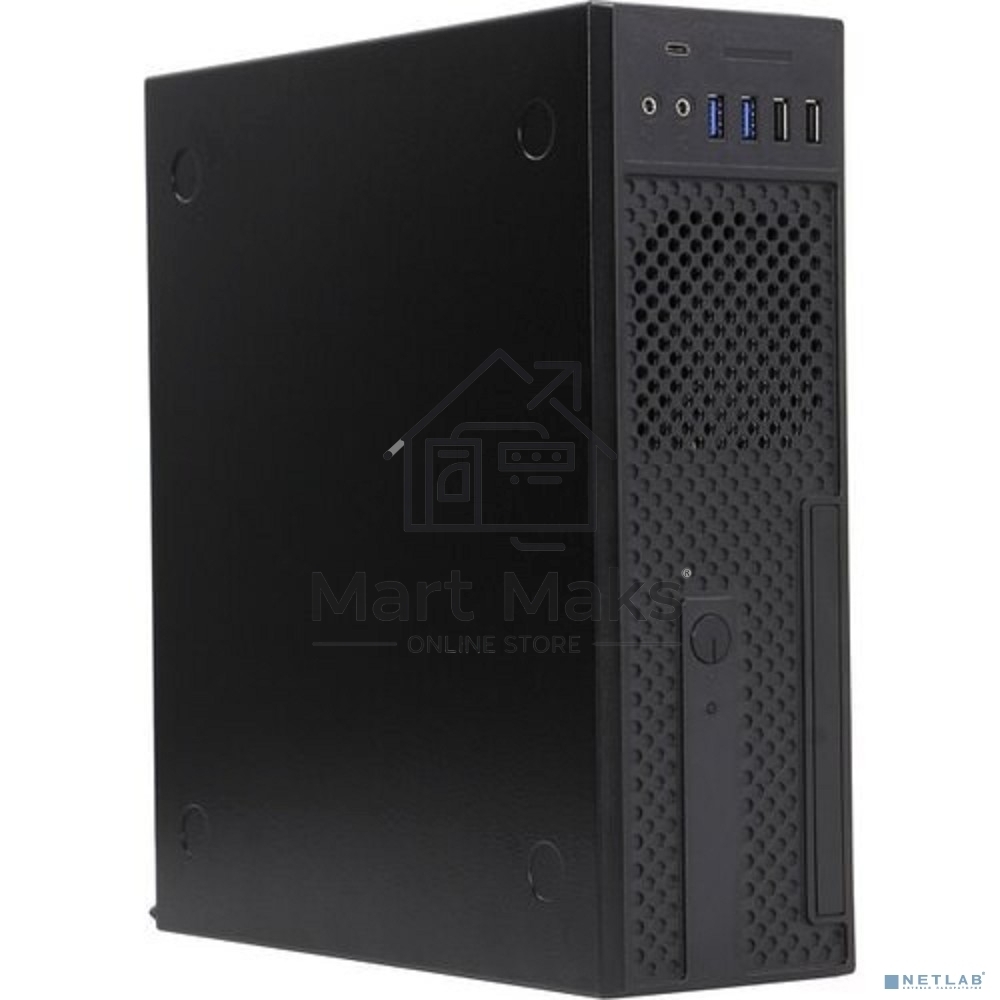 Компьютерный корпус Slim Desktop INWIN  CJ708BL IP-S265AU7-2 80plus Bronze, U3*2+U2*2+A(HD)+TYPE 3.1C + FAN 80*15mm + intrusion switch INWIN Slim Case