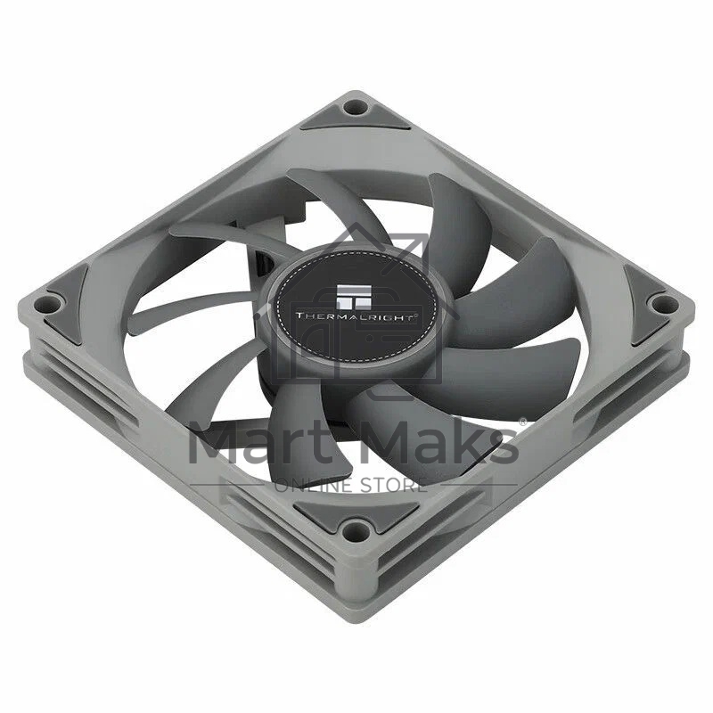 Вентилятор корпусный Thermaltight TL-8015 (80x80x15mm, 4-pin PWM, 28.4CFM, 23.3dBA, 2200RPM, Grey)