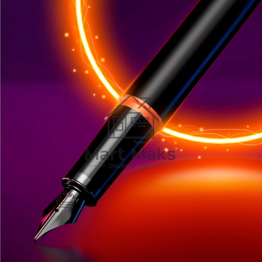 Ручка перьевая Parker IM Vibrant Rings F315 (2172943) Flame Orange PVD F сталь нержавеющая, подарочная коробка