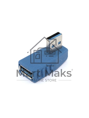 Угловой удлинитель USB Type A с поворотом влево