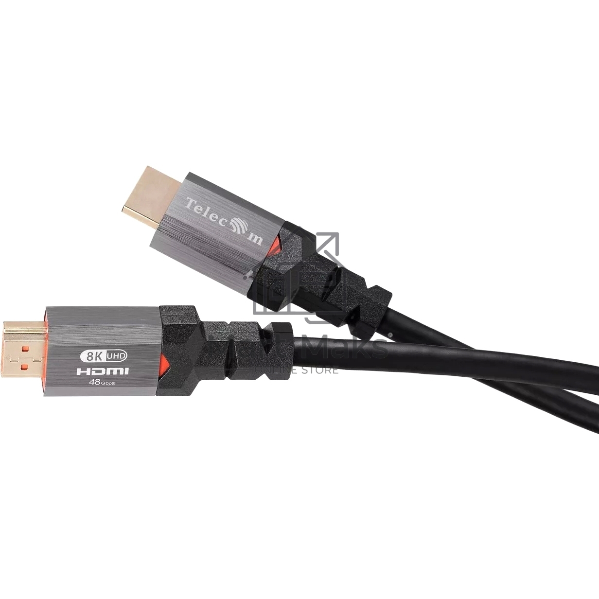 Кабель Telecom HDMI 19M/M,ver. 2.1, 8K@60 Hz 2m метал разъемы