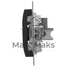 Механизм розетки TV Glossa 1DB оконечной антрацит SchE GSL000791