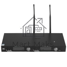 Радиосистема ITC T-521US UHF двухканальная радиосистема с двумя головными микрофонами, LCD дисплей, частотный диапазон 470-510 MHz.