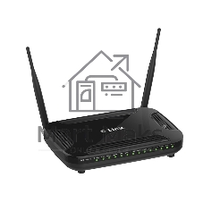 Интернет-телефония D-Link DVG-N5402G/2S1U1L/A1A Беспроводной гигабитный маршрутизатор с поддержкой 3G/LTE, 2 FXS-портами, 1 PSTN-портом (lifeline) и USB-портом