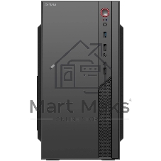 Компьютерный корпус Digma DCC-MN306 черный без БП mATX 1x80мм 1x92мм 2x120мм 2xUSB 2.0 1xUSB 3.0 audio
