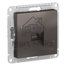 Механизм розетки компьютерной AtlasDesign RJ45 мокко SchE ATN000683