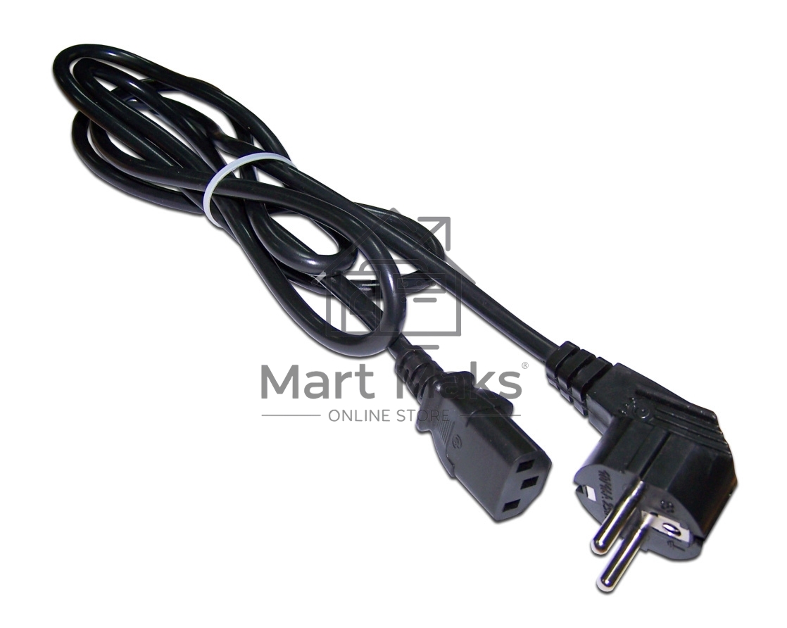 Провод Lanmaster LAN-PP13/SHA-2.0-BK проводник.:2 черный 2м