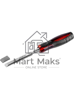 Стамеска MIRAX 1810-12 с двухкомпонентной прозрачной рукояткой, 12мм